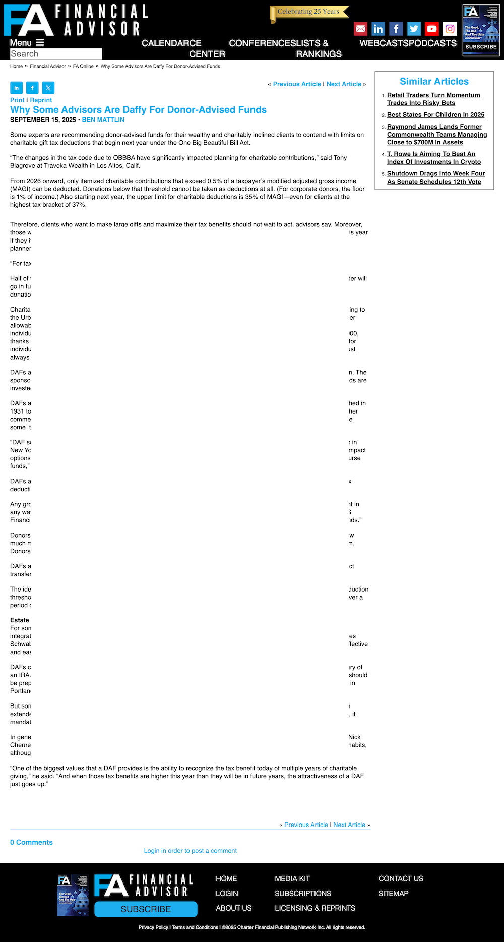 FINANCIAL ADVISOR 16SEP25 ARTICLE