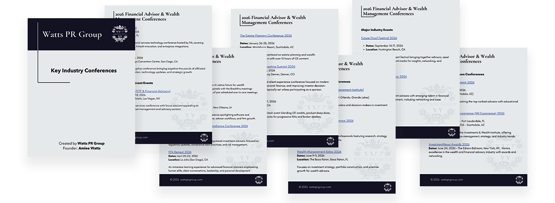 key industry conferences